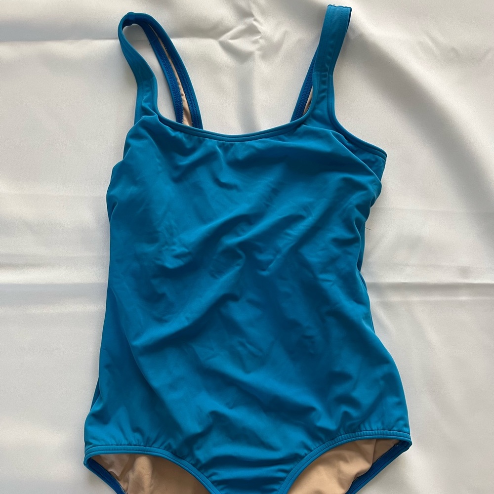 Lands’ End Tugless Tank swimsuit.